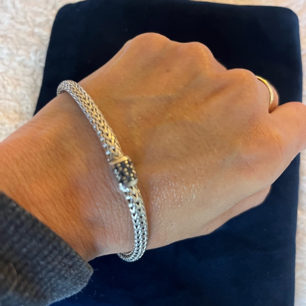 John Hardy Silver Braided Bracelet